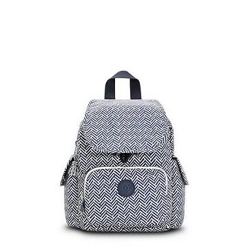 Kipling City Pack Mini Printed Sırt Çantaları Beyaz | TR 1721LI